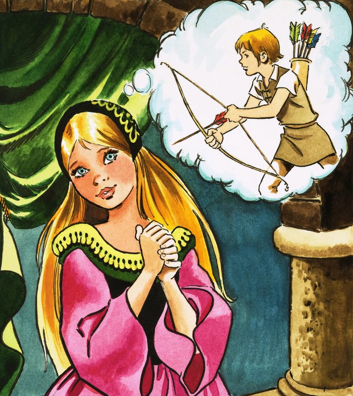 Fille avec Cupidon - English School