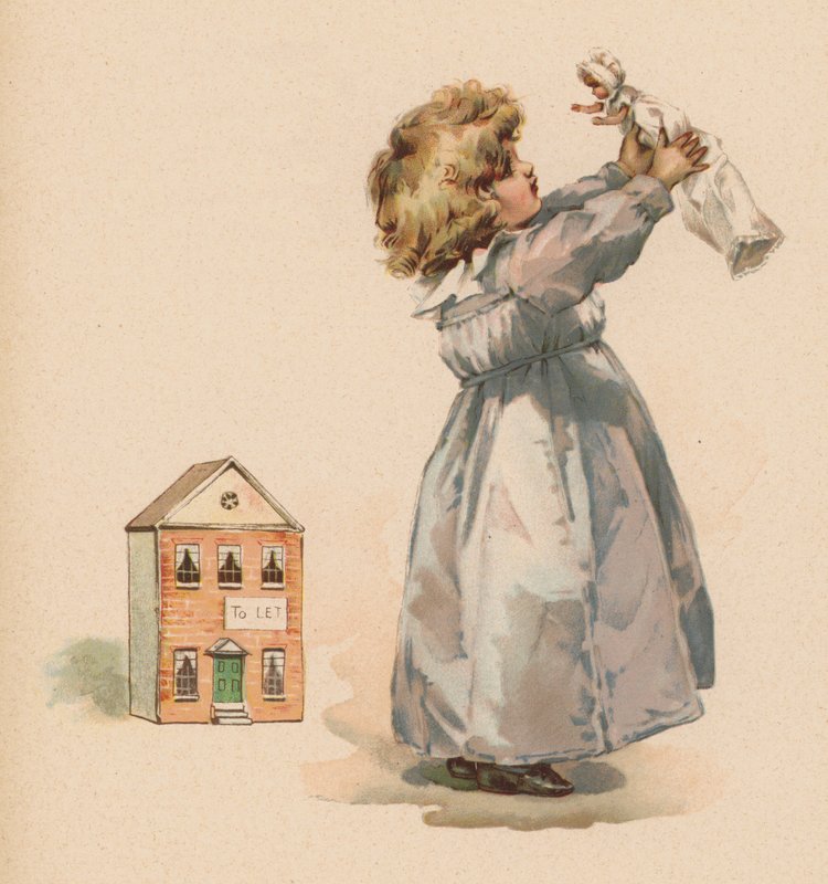 Fille avec poupée - English School