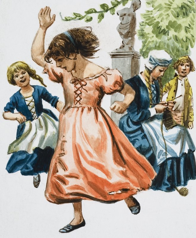 Filles dansant - English School