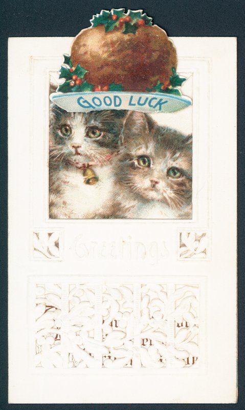 Bonne chance - carte de vœux de Noël - English School
