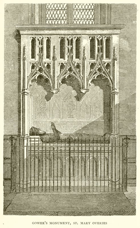 Monument de Gower, St. Mary Overies - English School