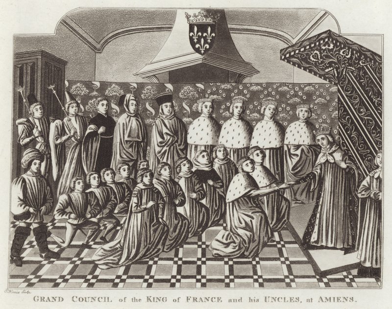 Grand Conseil du roi de France et de ses oncles, à Amiens - English School