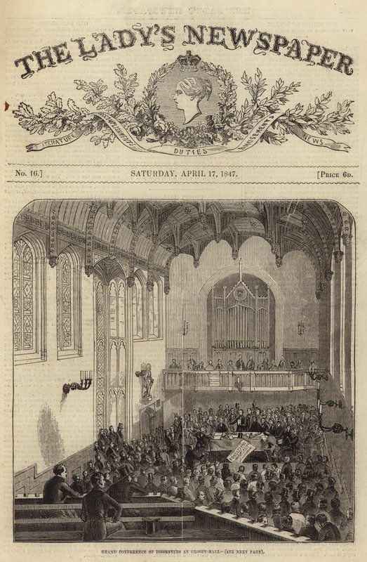 Grande conférence des dissidents à Crosby Hall, Londres, 1847 - English School