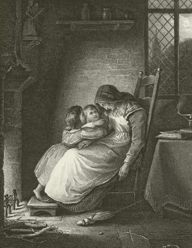 Grand-mère endormie - English School