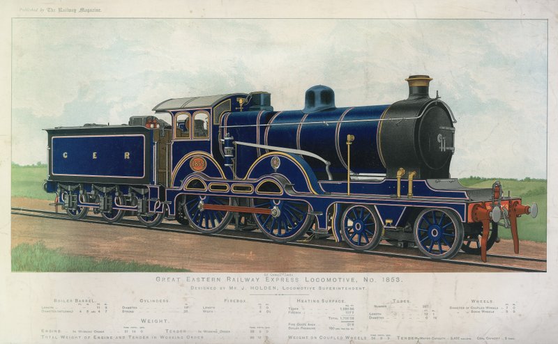 Locomotive Express du Great Eastern Railway - English School