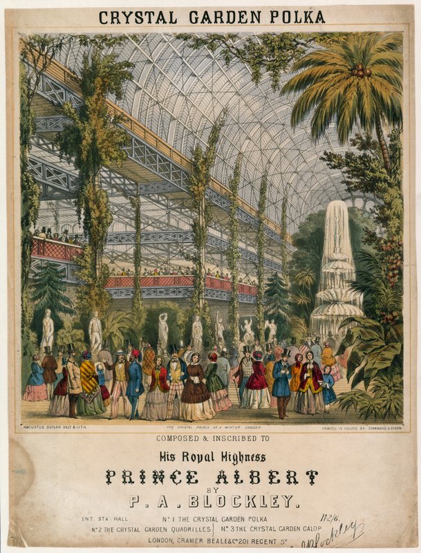 Grande Exposition, 1851, Polka du Jardin de Cristal - English School