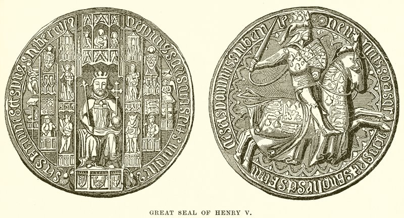 Grand sceau de Henri V - English School