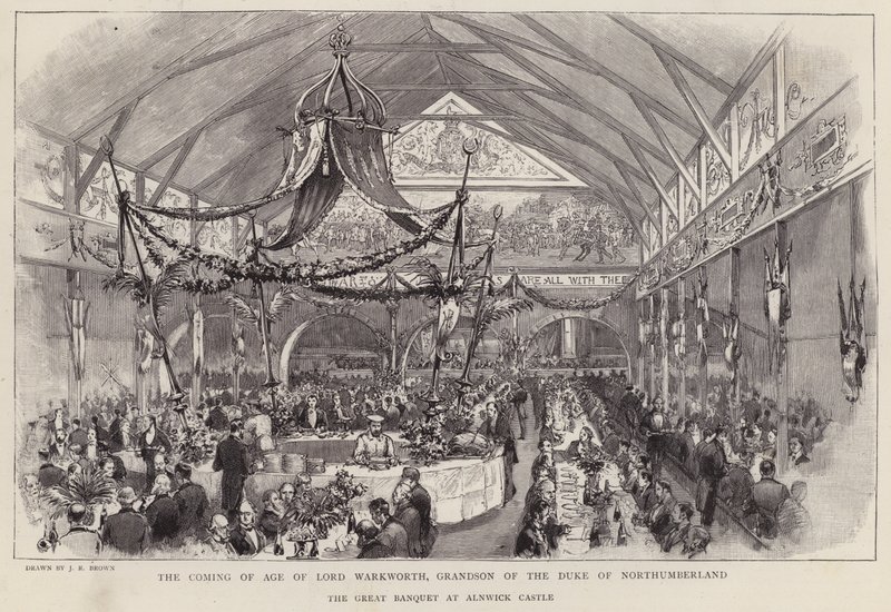 Grand banquet au château d