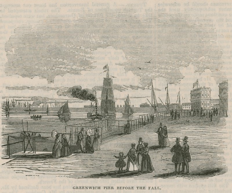 Quai de Greenwich avant la chute - English School