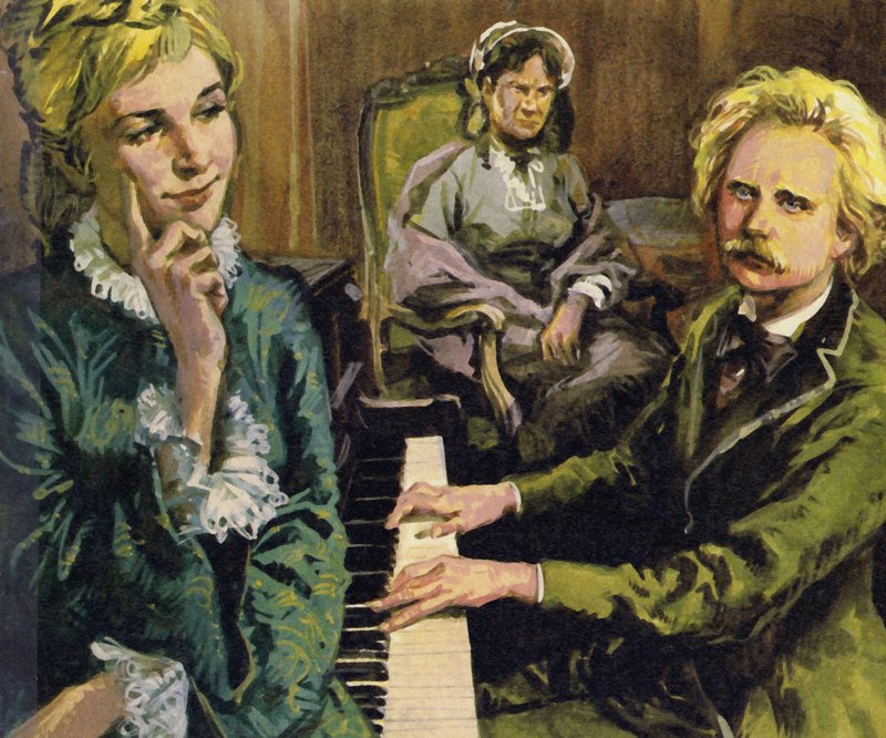 Grieg a célébré ses fiançailles avec Nina Hagerup en composant Je t