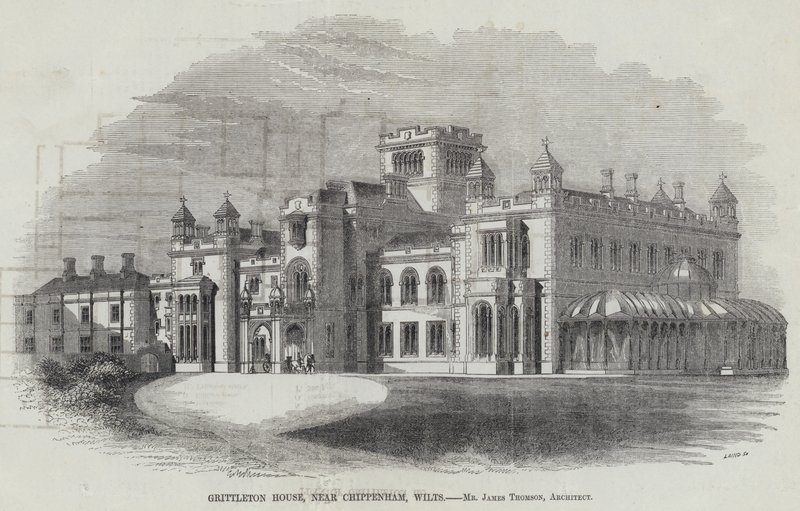 Grittleton House, près de Chippenham, Wilts - English School
