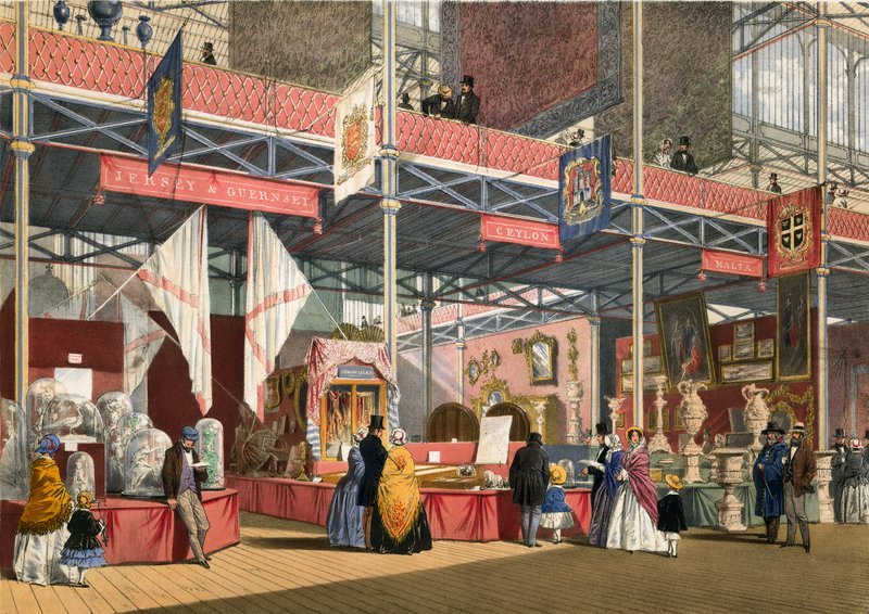 Guerney et Jersey, Malte et Ceylan, Grande Exposition, 1851 - English School