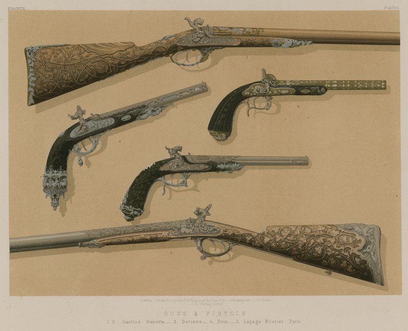 Fusils et pistolets - English School