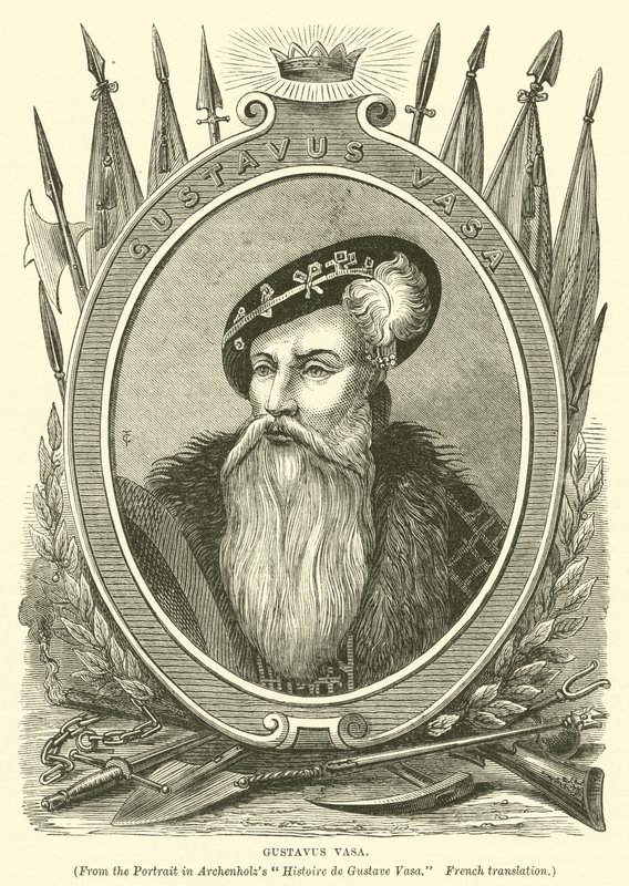 Gustave Vasa (gravure) - English School