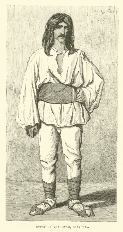 Gitan de Voakovar, Slavonie - English School