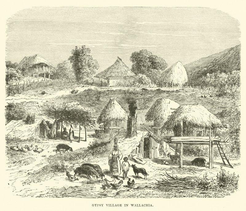 Village gitan en Valachie - English School