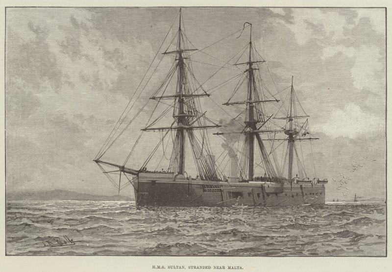 HMS Sultan, échoué près de Malte - English School