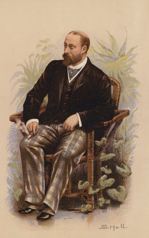 SAR le prince de Galles, futur roi Édouard VII - English School