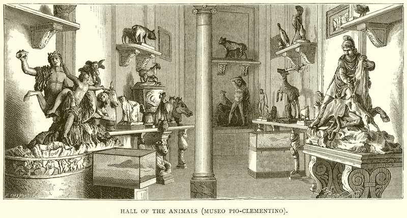 Salle des Animaux (Museo Pio-Clementino) - English School
