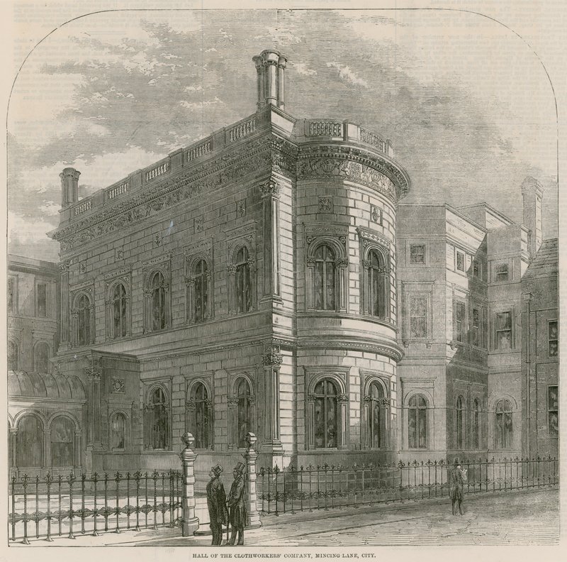Hall de la Clothworkers Company, Mincing Lane, Londres - English School