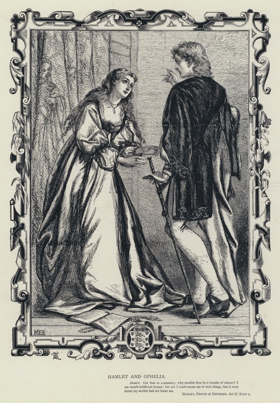 Hamlet et Ophélie, Hamlet, Prince du Danemark, Acte III, Scène 1 - English School