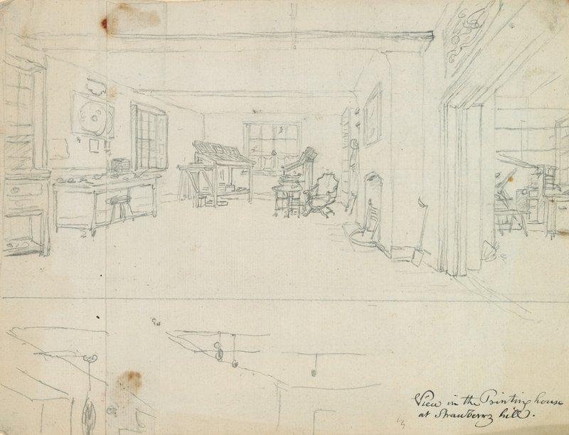 Croquis dessiné à la main de la maison d