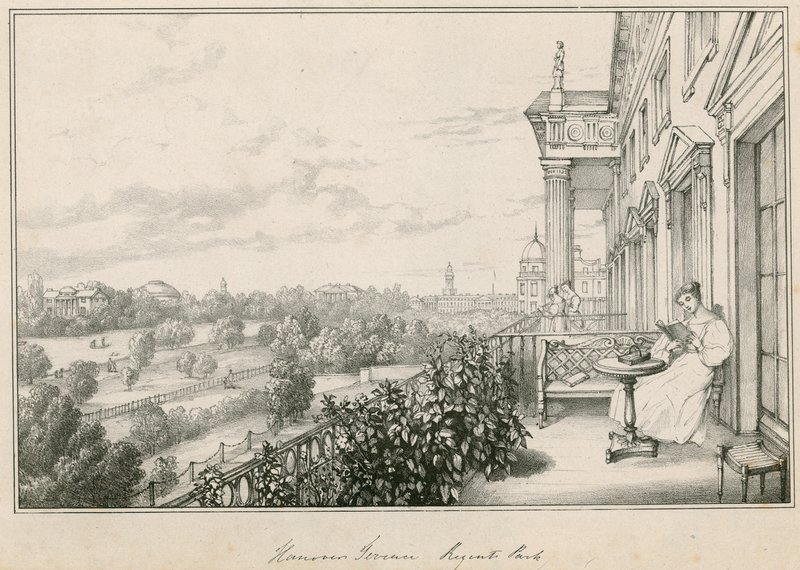 Terrasse de Hanovre, Regents Park, Londres - English School