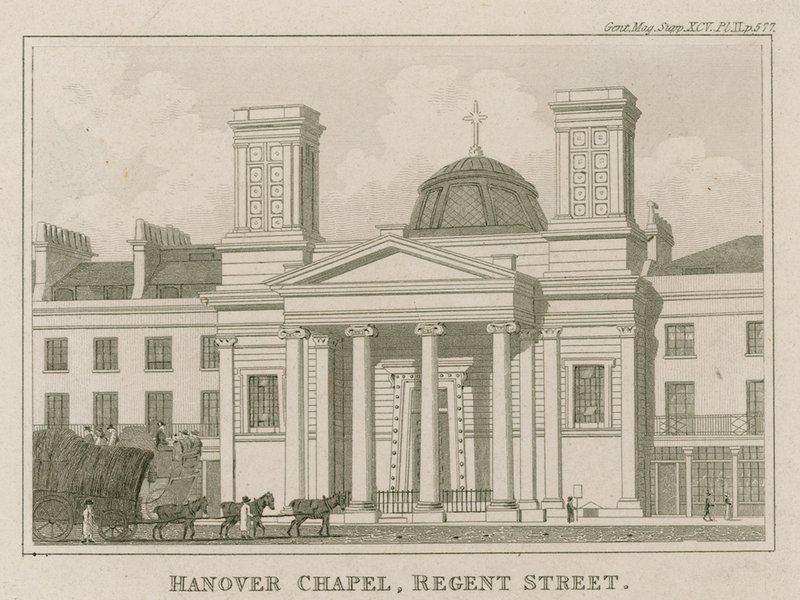 Hanover Chapel, Regent Street, Londres - English School