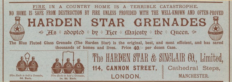 Harden Star Granades, publicité - English School