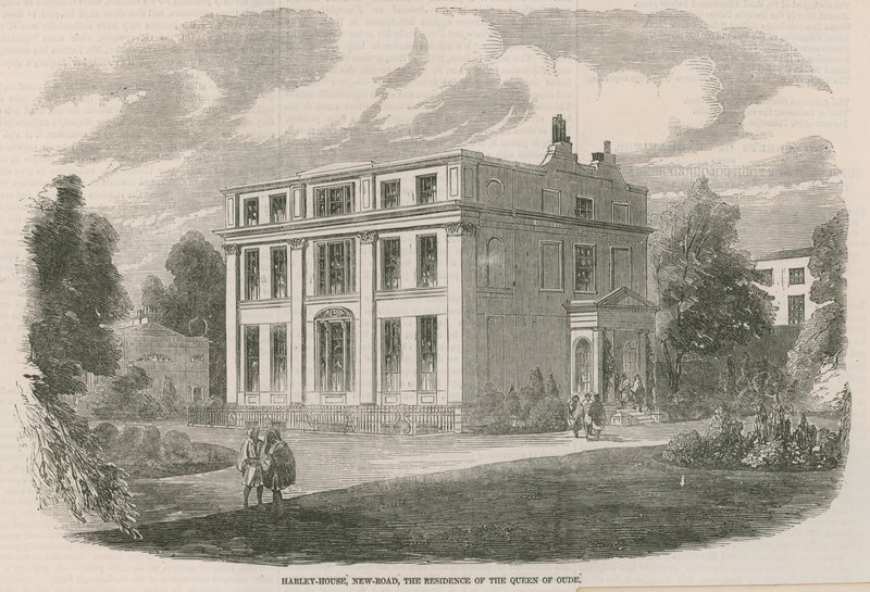 Harley House, New Road, Londres, la résidence de la reine d