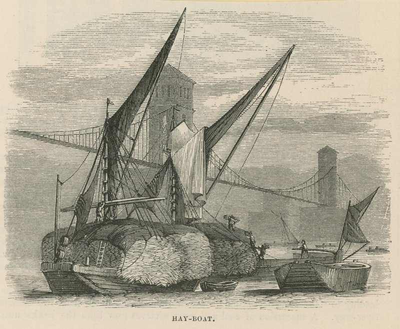 Bateau de foin sur la Tamise - English School