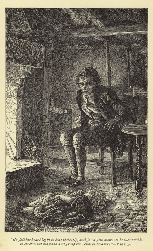 Il sentit son cœur commencer à battre violemment, et pendant quelques instants, il fut incapable de tendre la main et de saisir le trésor retrouvé - English School