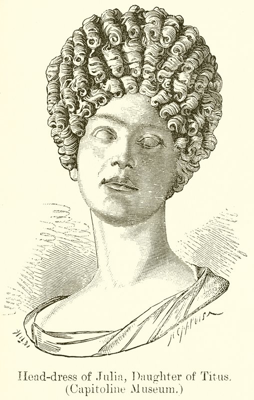 Coiffure de Julia, fille de Titus (Musée du Capitole) - English School