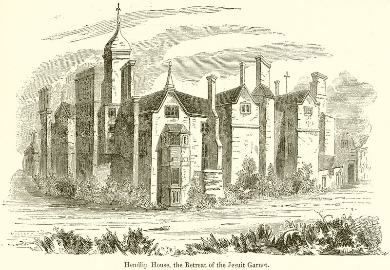 Hendlip House, le refuge du jésuite Garnet - English School