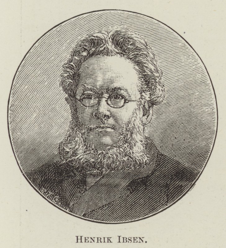 Henrik Ibsen (gravure) - English School