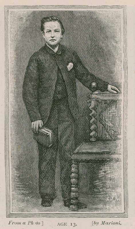 Henry Arthur Jones, dramaturge, âgé de 13 ans - English School