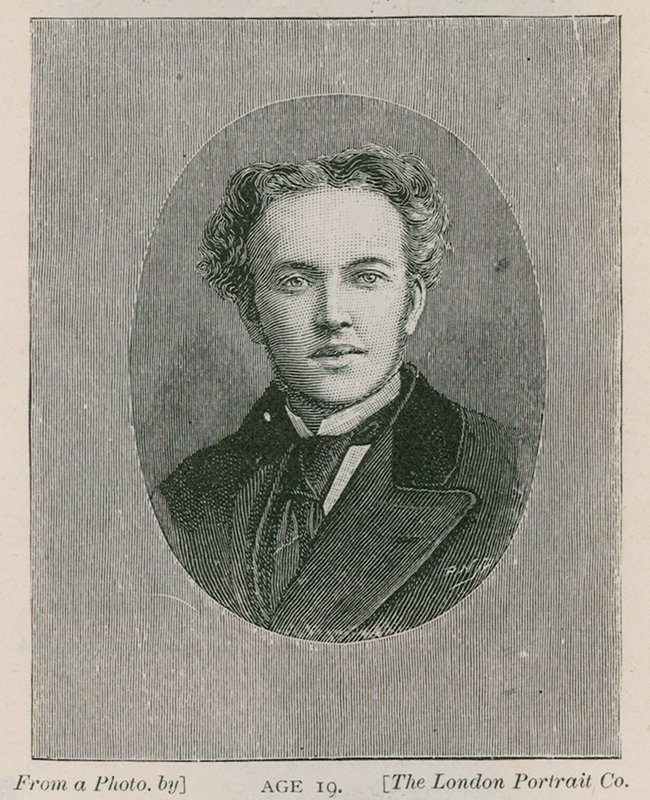 Henry Arthur Jones, dramaturge, âgé de 19 ans - English School