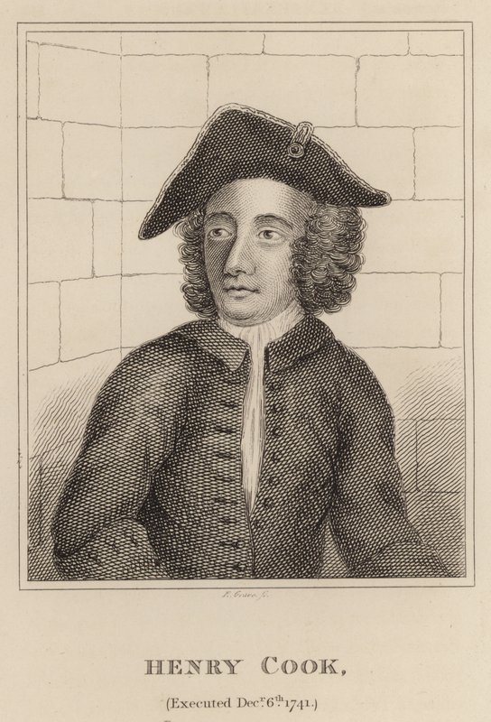 Henry Cook, exécuté le 6 décembre 1741 - English School