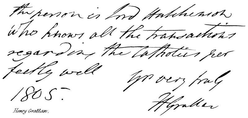 Henry Grattan - English School