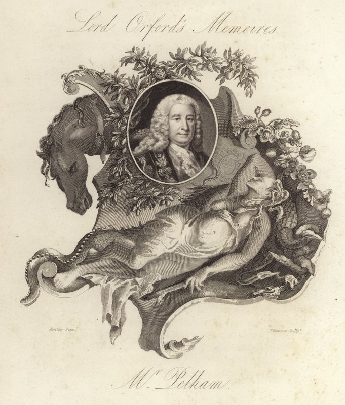 Henry Pelham, homme politique whig britannique et Premier ministre (gravure) - English School