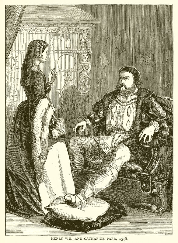 Henri VIII et Catherine Parr, 1546 - English School