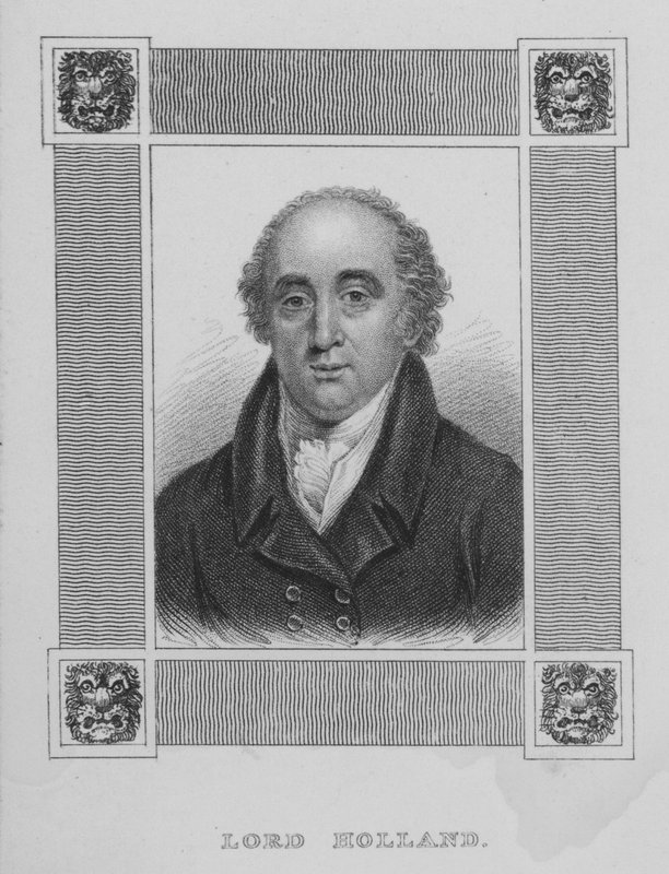 Henry Vassall-Fox, 3e baron Holland, homme politique whig anglais - English School