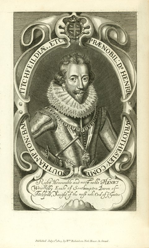 Henry Wriothsley, comte de Southampton - English School
