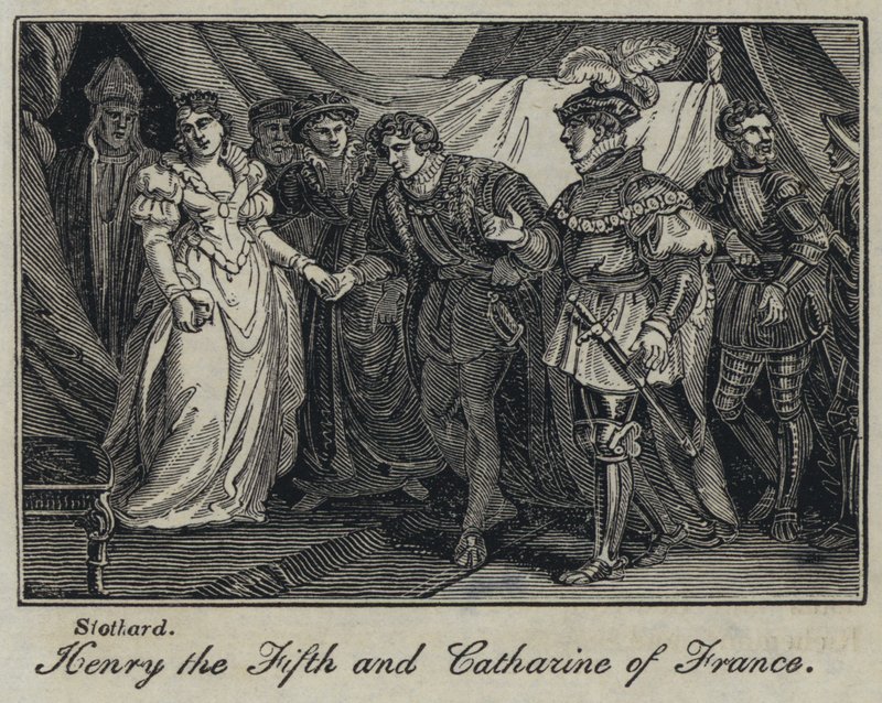 Henri V et Catherine de France - English School