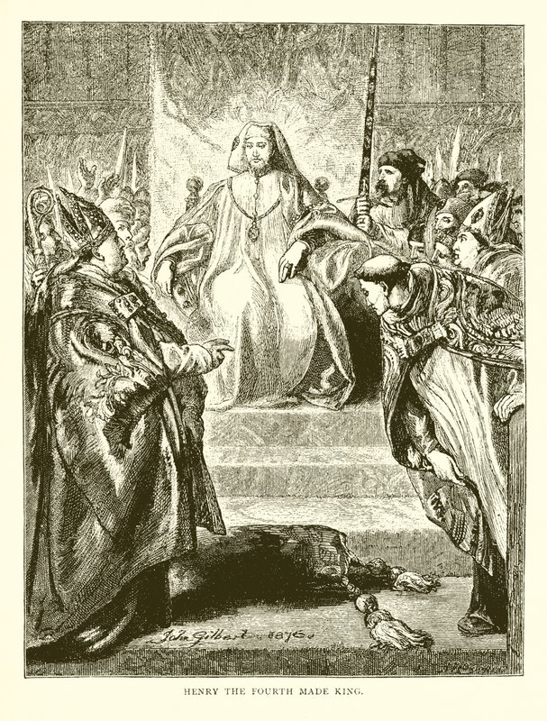 Henri IV couronné roi - English School