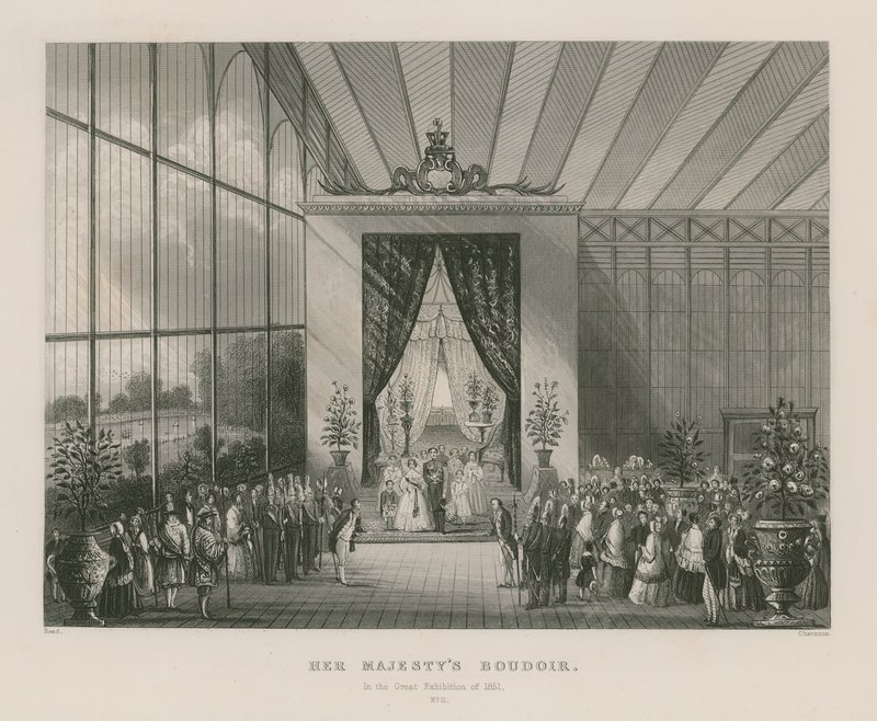 Boudoir de Sa Majesté dans la Grande Exposition de 1851 - English School