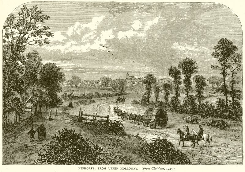 Highgate, depuis Upper Holloway - English School
