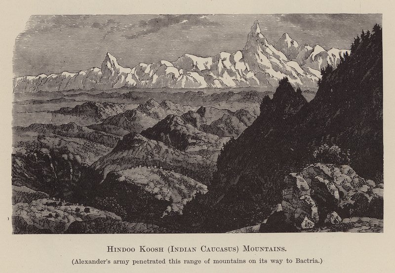 Hindou Kouch, Caucase Indien, Montagnes - English School