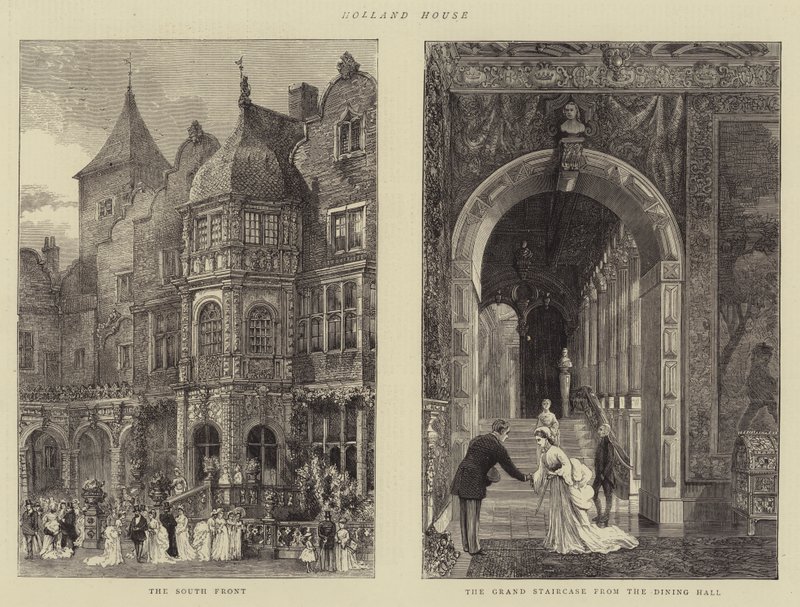 Holland House (gravure) - English School