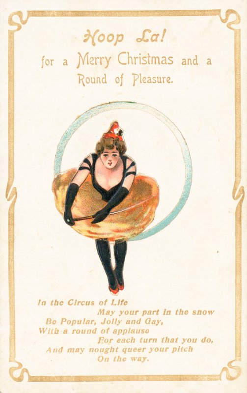 Hoop La, Carte de Noël - English School